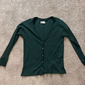 Abercrombie & Fitch Soft AF Waffle button down